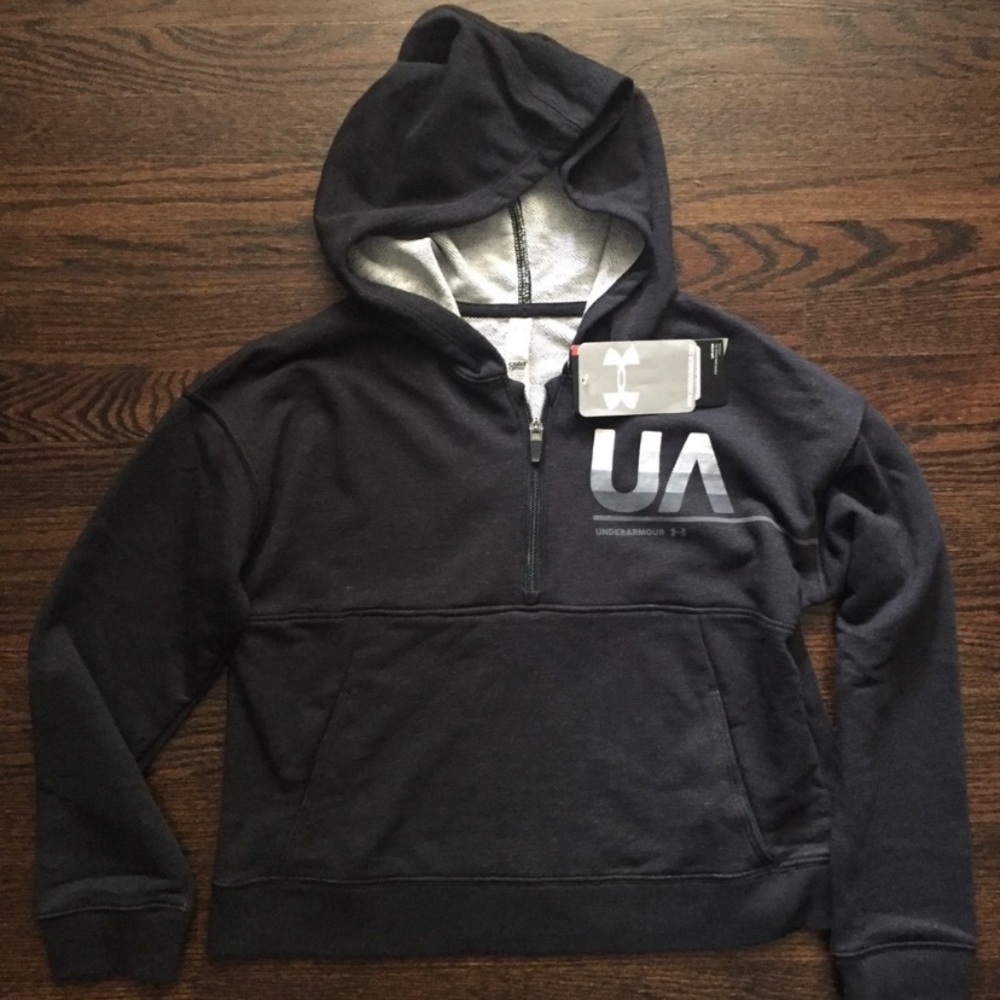 NWT Under Armour French Terry Hoodie - Picture 6 of 7